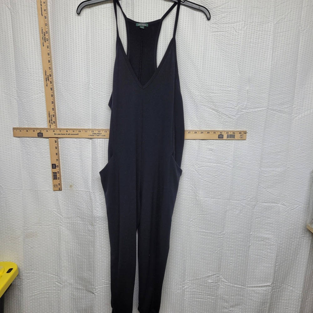 Wild Fable Black Knit Racerback Harem Jumpsuit with Pockets XS‎